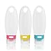 Travel Inspira Silicone Travel Bottles 3.3oz 3 Pack TSA Airline Carry-on Approved Squeezable & Refillable Travel Containers for Shampoo, Conditioner, Lotion, Toiletries