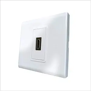 Tablor Multimedia Modular Wall Socket Face Plate Cable or Adapter for Home Office (HDMI)