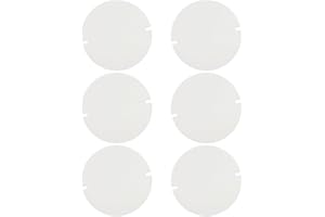 EBHO 6 Pezzi 155mm Fibra Ceramica Guarnizione Stufa a Pellet Guarnizione Piatta Stufa Resistente al Calore Fino a 1200°C