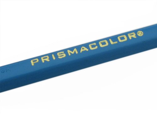 12 Sanford Prismacolor Col-Erase radierbare Buntstifte, – light blue – 20068 (mit Radierer) - 3
