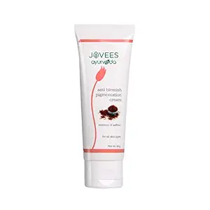 Jovees Herbal Anti Blemish Pigmentation Face Cream, 60 gms | All Skin Types | Paraben & Alcohol Free | Improves Skin Clarity & Reduces Discoloration