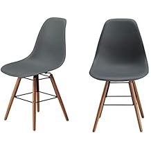 Amazonfr Chaise Scandinave Gris