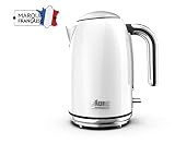 Faure FK-17L21 Bouilloire Design Vintage sans fil 360° 1,7L - Coloris Blanc