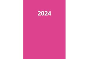 2024 Agenda Giornaliera 2024: Un Giorno per Pagina | Agenda 12 Mesi | Planner Settimanale | Planner Mensile | To Do List | Copertina Fucsia | Formato A5 (cm 15.11 x 20.90) | 448 Pagine