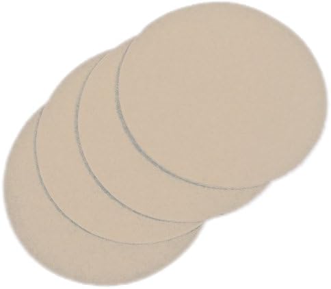 filzbrand Coaster made of Premium Wool Felt, round, 10 cm dia, 3 mm thick, 4 Pieces/Pack, sand