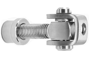 FORNITURE ZAMBON CARDINE INOX AISI 304 CON CAVALLETTO E BUSSOLA - M16