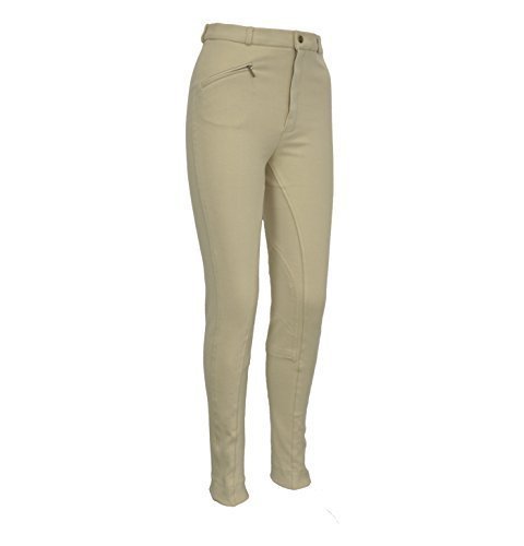 Discount Pet Accessories EQUITACIÓN Hombre Suave ELÁSTICO Jodhpurs JODS Pantalones para Montar JODPHURS EN Beige - Beige, 14/32