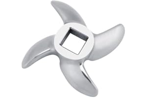 GAROSA Cuchillas Picadoras de Carne Acero Inoxidable Cuchillas en Forma de Cruz Accesorios Reemplazo para Molinos Profesionales 32#