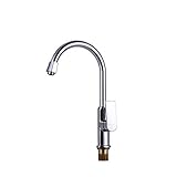 ChuangYing Wasserhahn, Kupfer-Zink-Legierung Einloch-Wasserhahn mit Heißem und Kaltem Wasser, Nettogewicht 1,21G