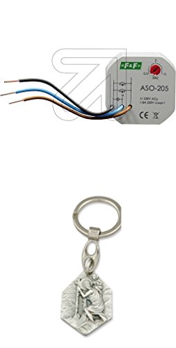 Preisvergleich Produktbild Treppenhausautomat Einbau ASO-205 mit Anhänger Hlg. Christophorus