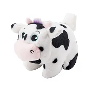 Charming Pet Poppers Cow Dog Toy - Squeeze, Squeak and Surprise Pop Out Appendages!