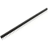 Break Away Single Row Round Headers Machine Pin Female 0.1" 2.54mm 40 Pins(pack of 10)