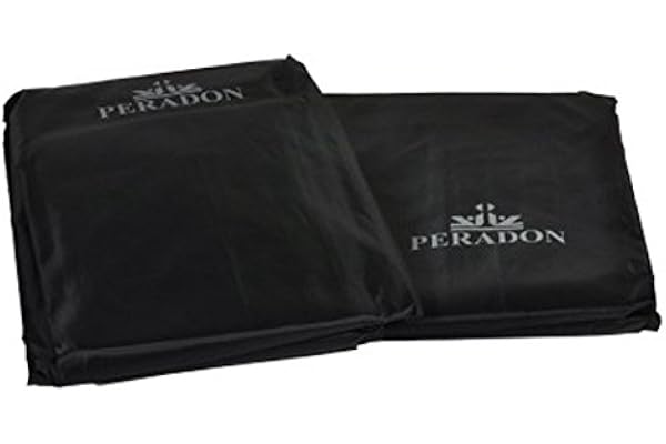 Peradon Housse noire de table de snooker, 1,8 m environ