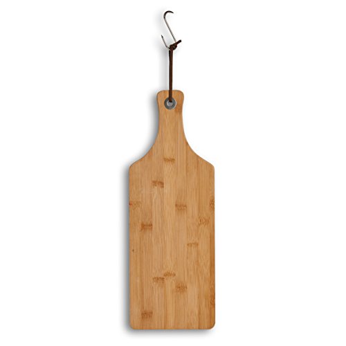 Zeller 25192 Schneide, Servierbrett medium Griff, Bamboo