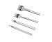 Produktbild Yalulu 4mm 1/2/4/6 Prong Metall Diamant Schnürung Stitching Meißel Set DIY Leder Locher Lederhandwerk Lederstecheisen Werkzeug Kits