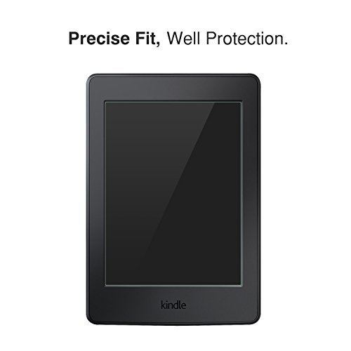 Kindle Paperwhite Folie – MoKo HD 9H Panzerglas Displayschutzfolie Glas Displayschutz Display Schutzfolie Glasfolie Screen Protector für Kindle Paperwhite (2016 / 2015 / 2013 Modelle mit 6 Zoll Display), Klar - 2