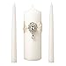 Produktbild Lillian Rose WS300 I Kerzen-Set, mit Schmucksteinen, 22,9 cm, elfenbeinfarben