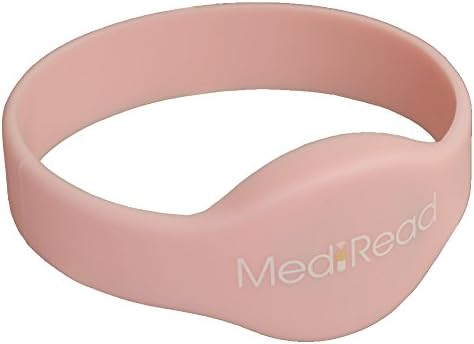 MediRead Medical Alert Bracelet, Read/Update Using Smartphone, Data Stored On Bracelet Itself, Light, Waterproof, Works Anywhere
