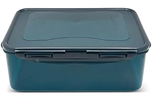 LocknLock Eco Food Containers with Lids - Rectangular 2.6 Ltr (25 x 18 x 9.3cm), Airtight, Watertight, BPA Free & Dishwasher Safe