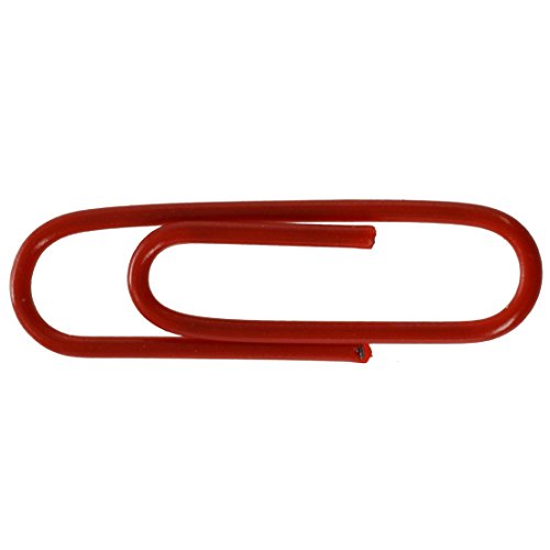 Clips de papel - SODIAL R  100pzs Clips de papel Archivos de grapas parentesis Multi 0 8 cm 2 8 cm Manchado
