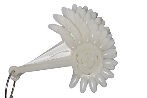 Flower Nail Sample Swatch - Display Fan - Nail Polish Wheel
