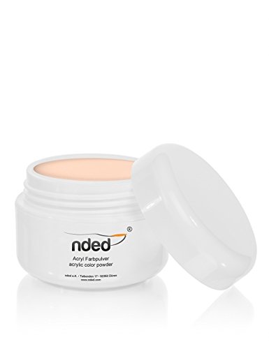 NDED Make up Acryl Pulver - Premium Camouflage Acryl Puder farbig - Mikrofeines Cover Acryl Farbpulver Nude, Princess Rose, hellbraun, hellrosa, 5 g, lufthärtend