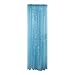 Produktbild happy event 1 STÜCK Weihnachten Schneeflocke Vorhang Tüll Fenster Behandlung Voile Drape Valance (Himmelblau)