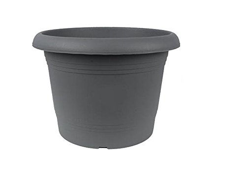 Oliver Blumenkübel Anthrazit Kunststoff Blumentopf Pflanztopf d=50 cm