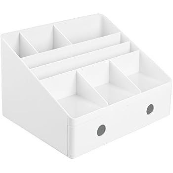 mDesign Schubladenbox - Schreibtisch Organizer mit 5