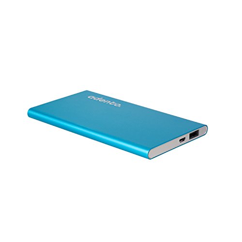 Adento Powerbank portabler Akku (USB, 6500mAh) blau - 3