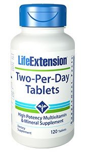 Preisvergleich Produktbild Dreierpack Zwei-Pro-Tag Tabletten, 120 Weichkapseln von Life Extension