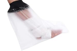 PINCOU Bambino Protezioni per Caviglia Bagno, Gesso Fasce Impermeabili di Protezione, Gamba Copertura Ingessato Bagno Coprigesso, Fasciatura Protettiva per Piedi Ingessate Gambe 28cm