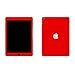Produktbild Apple iPad 9.7 (2018) Design Schutzfolie Designfolie Skin Faceplates Schutz Folie Motiv Rot matt ( Herstellung in Deutschland )