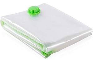 Opaza Bolsas de almacenamiento al vacío extragrandes de 130 x 100 cm, bolsas de espacio herméticas jumbo para ropa, edredones, ropa de cama (1 unidad) …