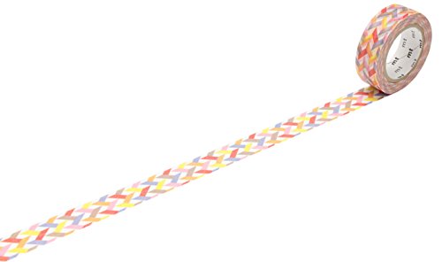 Preisvergleich Produktbild mt Washi Masking Tape Klebebandrolle Slash Red
