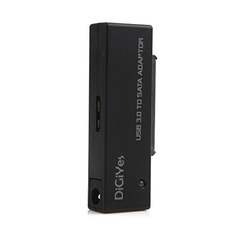 DiGiYes® USB 3.0 zu SATA Konverter Adapter Kabel für 2.5 / 3.5 Zoll Festplattenlaufwerk Festplatte mit 12V / 2A Netzteil - 3