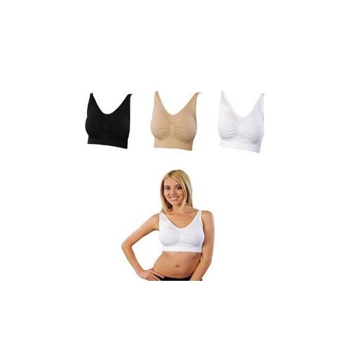 COMFORTISSE BRA TOP. Unique Santini Fabric Construction for amazing comfort and style. Set 3-XXL