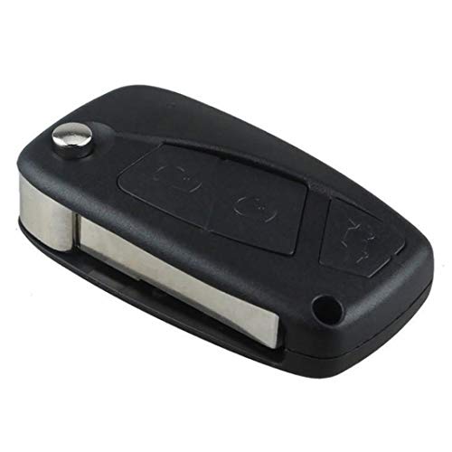 Preisvergleich Produktbild YSHtanj Autoschlüssel Gehäuse Zündsystem Schlüsselhülle 3 Tasten Fernbedienung Flip Auto Schlüssel Gehäuse Gehäuse Gehäuse für Fiat Panda Idea Punto Stilo A44