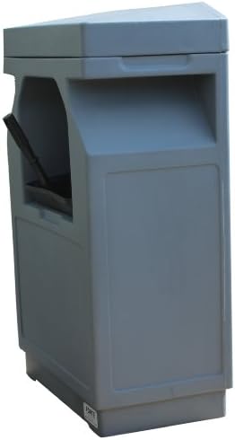 Forte Products 8001464 Sidekick Plastic Windshield Service Center, 13" L x 21.5" W x 36" H, Gray