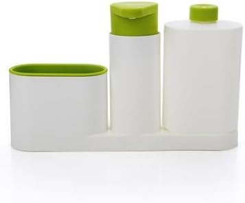 &amp;ZHOU Kitchen supplies,Multi-functional kitchen storage rack, kitchen supplies, soap dispenser, hand-washing liquid bottle , green