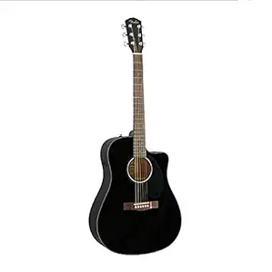 Fender CD-60SCE Electro-Acoustic Guitar - Black