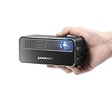 Pico Projecteur,PODOOR Mini Vidéoprojecteur 250ANSI Lumen Portable Rétroprojecteur Android7.1 WiFi DLP Projecteur,1080P Multimédia Cinéma Supporté HDMI/USB/Phone/PC Idéal pour Les Films et Jeux Vidéo