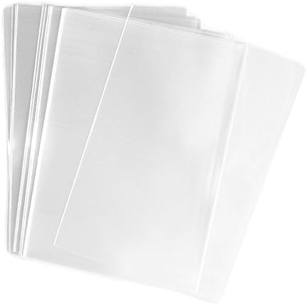 Eshowy Clear Flat Cello Cellophane Treat Bags 11x14 Inch(1.2mil) Party Wedding Gift Basket Supplies Favor Bags (25)