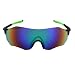 Produktbild CHIRORO Polarisierte Sport Sonnenbrille Fahrradbrille Radbrille Sportbrille Herren Damen für Radfahren Laufen Fahren Angeln Golf Baseball Brillen,Grün