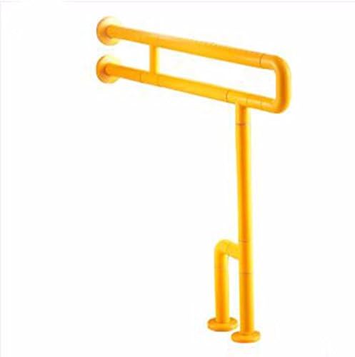 QPSSP Bathroom, Elderly, Disabled, Anti-Skid Toilet, Handrails, Bathroom, Pregnant Women, Children Safety Barrier, Urinal, Armrest Rod, White 60Cm,B