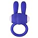 Produktbild ECMQS Sexspielzeug Penisringe - Mini Erwachsene Sex Spielzeug Penis Ring Vibrierend Hase Schwanz Ring Silikon Für Frauen Männer (Blau)