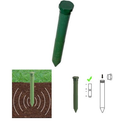 Ahuyentador sónico de topos para jardín