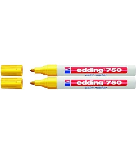 edding 5100 Acrylmarker - schwarz, rot, blau, gelb, gelb-grün - 5 edding 5100 Acrylmarker - schwarz, rot, blau, gelb, gelb-grün - 5