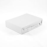 Jersey Kinder Baby Spannbetttuch 60 x 120 cm weiß Laken Bettlaken Babybett Spannbettlaken Betttuch