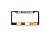 Price comparison product image Buddhist Flag Universal Black License Plate Frame Cover 2 Holes with Screws US Standard